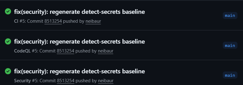 GitHub Actions success